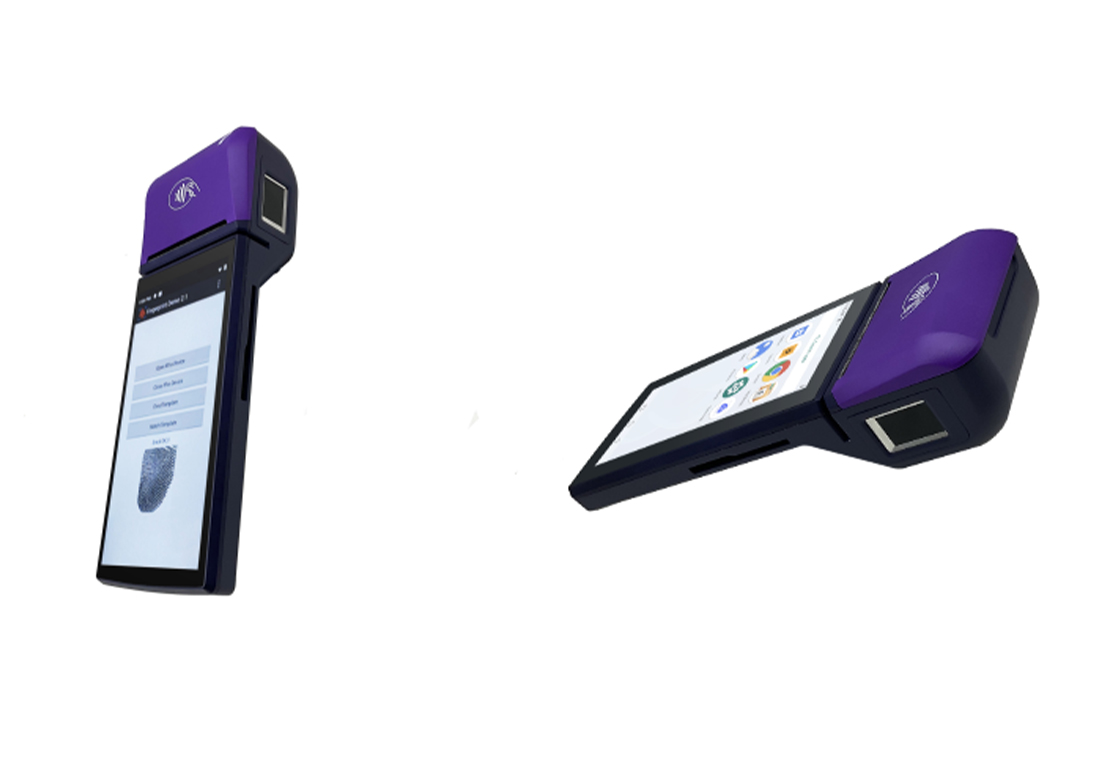 新圳宇6寸指纹识别POS机：2.4G/5G WIFI + 蓝牙5.0，POS收银机快速传数据